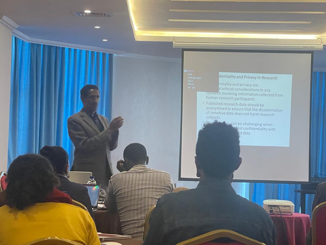 Photograph from the TILET data collectors training ahead of fieldwork