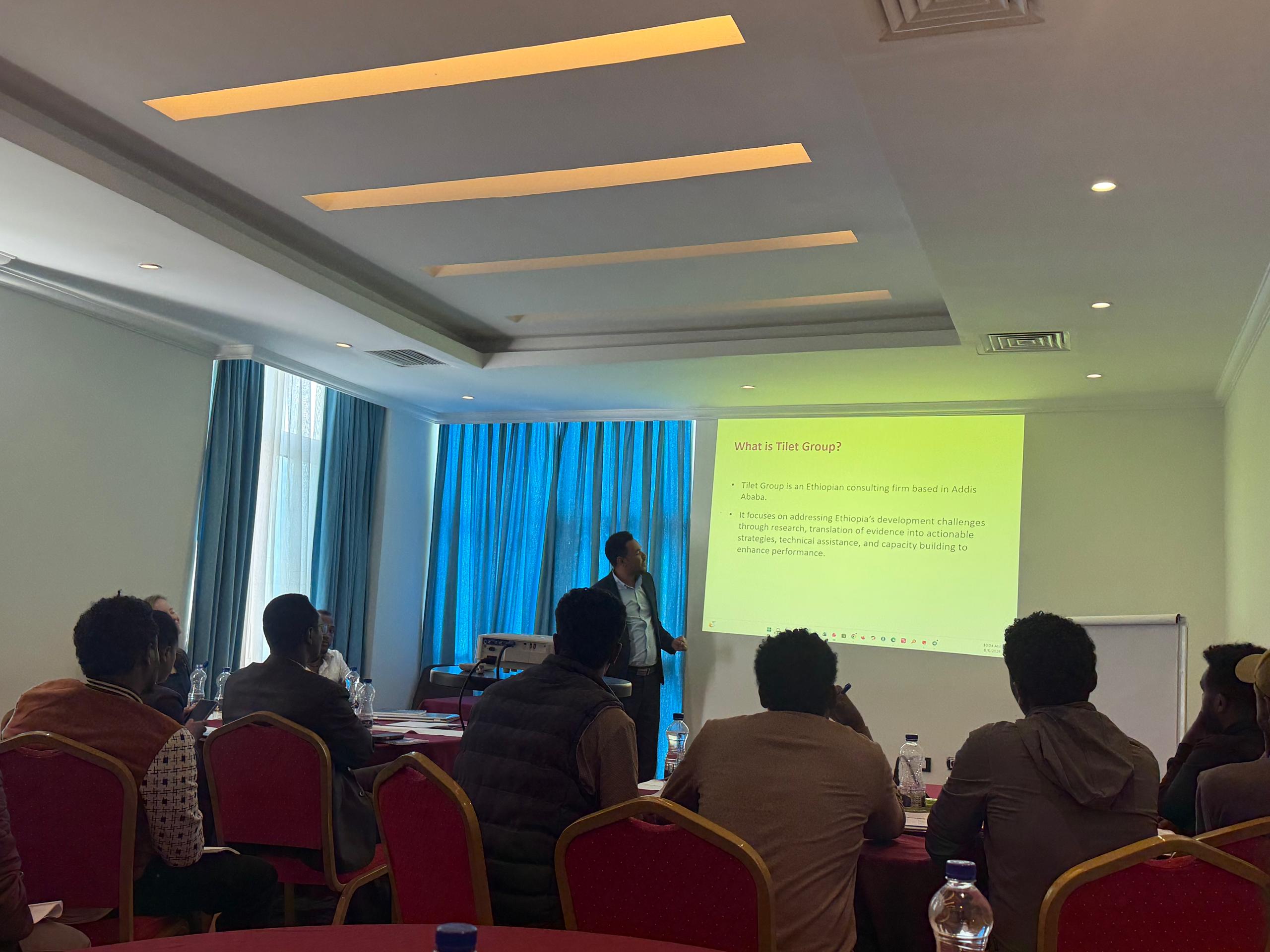 Training session preparing data collection for the multisectoral immunization evaluation in Ethiopia